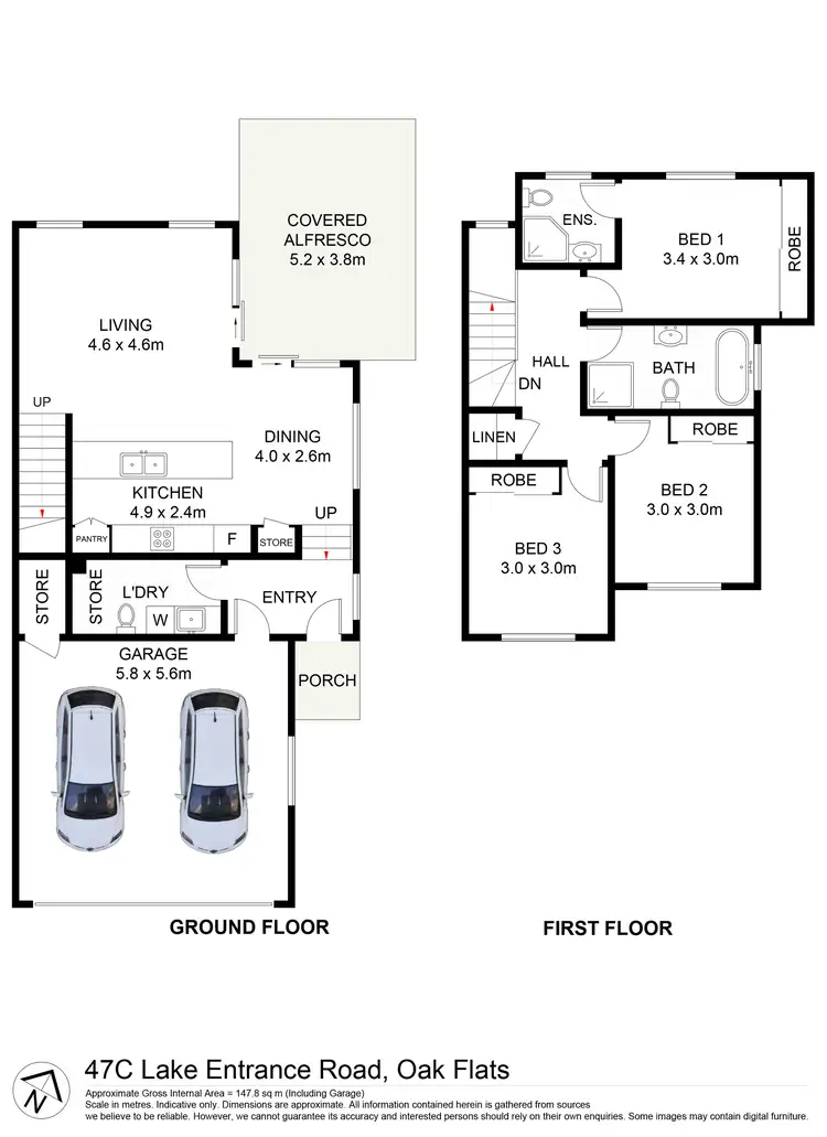 Floorplan of Homely house listing, 47C Lake Entrance Road, Oak Flats NSW 2529