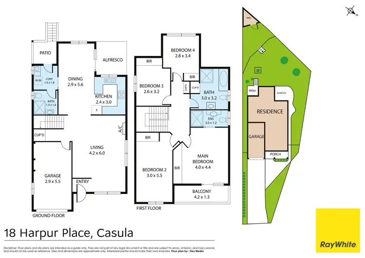Floorplan of Homely house listing, 18 Harpur Place, Casula NSW 2170