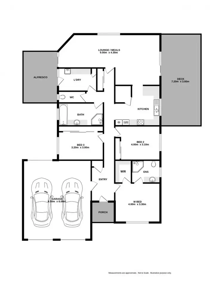 Floorplan of Homely house listing, 8 Cromer Fairway, West Wodonga VIC 3690