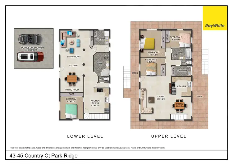 Floorplan of Homely house listing, 43-45 Country Court, Park Ridge QLD 4125