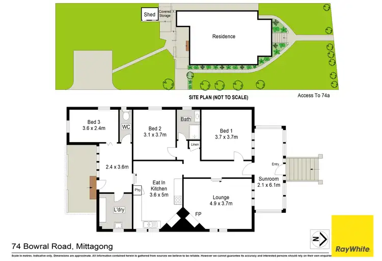 Floorplan of Homely house listing, 74 Bowral Road, Mittagong NSW 2575