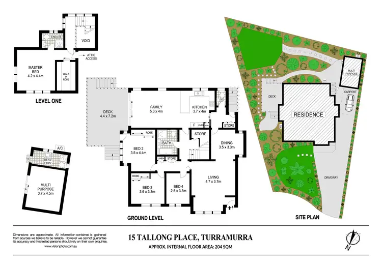 Floorplan of Homely house listing, 15 Tallong Place, Turramurra NSW 2074