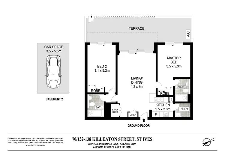Floorplan of Homely apartment listing, 70/132-138 Killeaton Street, St Ives NSW 2075