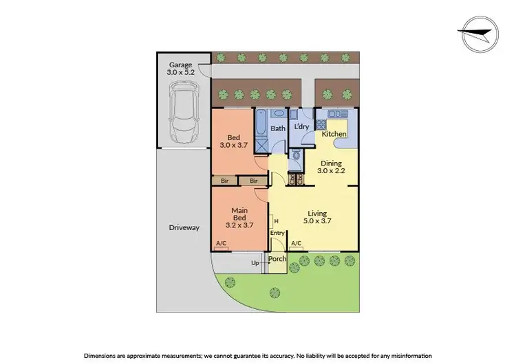 Floorplan of Homely unit listing, 2/14 Barkly Street, Ringwood VIC 3134