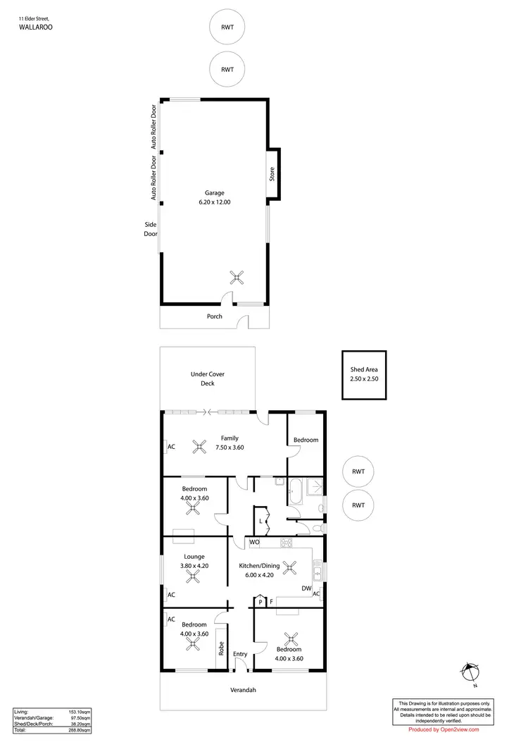 Floorplan of Homely house listing, 11 Elder Street, Wallaroo SA 5556