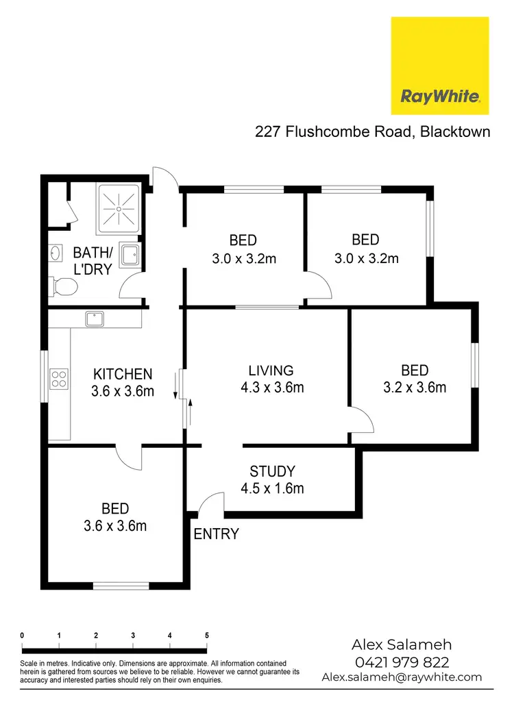 Floorplan of Homely house listing, 227 Flushcombe Road, Blacktown NSW 2148