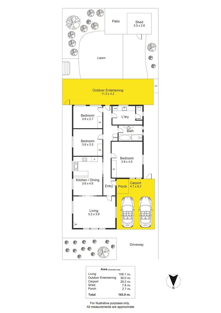 Floorplan of Homely house listing, 26 Ansell Street, Semaphore SA 5019