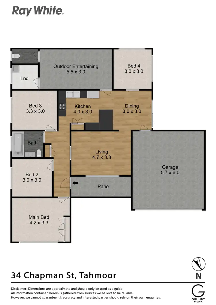 Floorplan of Homely house listing, 34 Chapman Street, Tahmoor NSW 2573