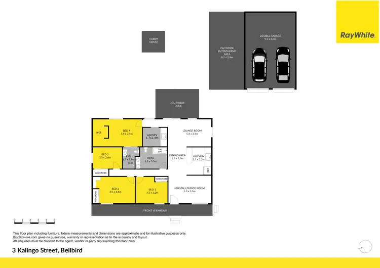Floorplan of Homely house listing, 3 Kalingo Street, Bellbird NSW 2325