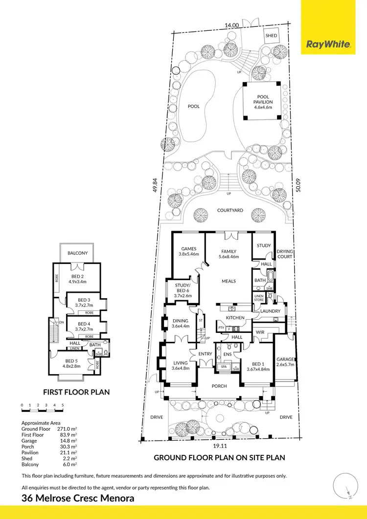 Floorplan of Homely house listing, 36 Melrose Crescent, Menora WA 6050