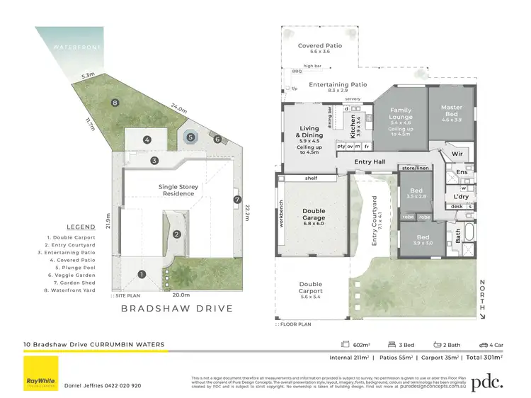 Floorplan of Homely house listing, 10 Bradshaw Drive, Currumbin Waters QLD 4223