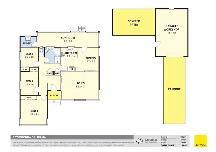 Floorplan of Homely house listing, 8 Tombonda Drive, Kiama NSW 2533