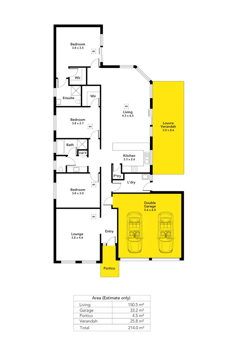 Floorplan of Homely house listing, 18 Lorikeet Grove, Flagstaff Hill SA 5159