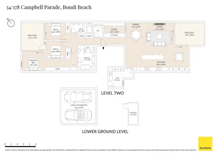 Floorplan of Homely apartment listing, 34/178 Campbell Parade, Bondi Beach NSW 2026