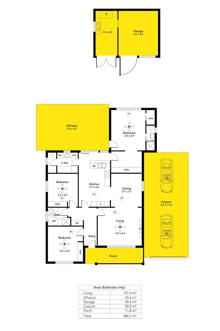 Floorplan of Homely house listing, 8 Whelan Avenue, Camden Park SA 5038