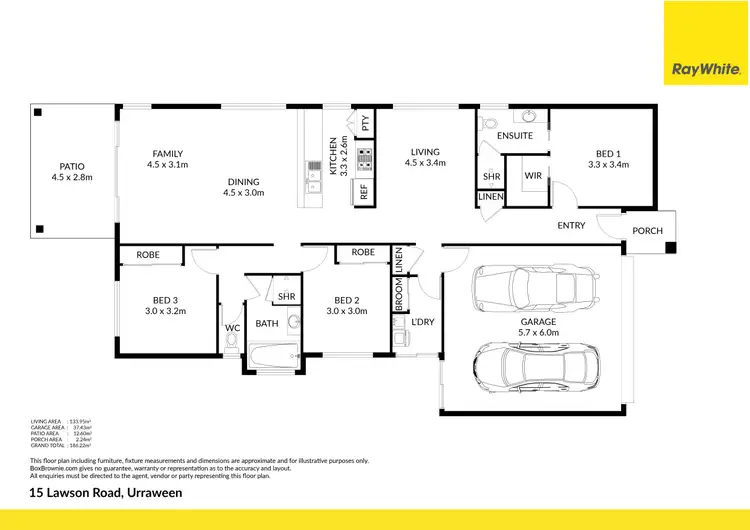 Floorplan of Homely house listing, 15 Lawson Road, Urraween QLD 4655