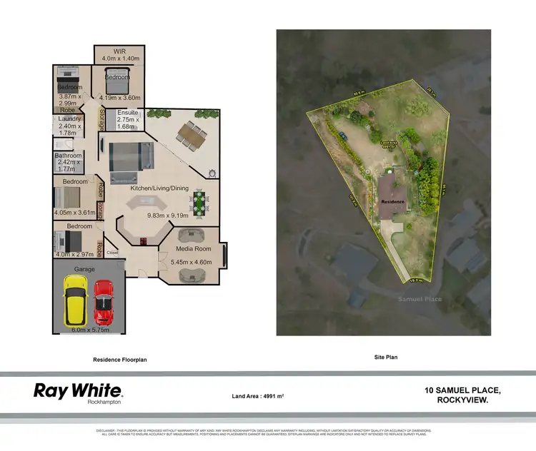 Floorplan of Homely house listing, 10 Samuel Place, Rockyview QLD 4701