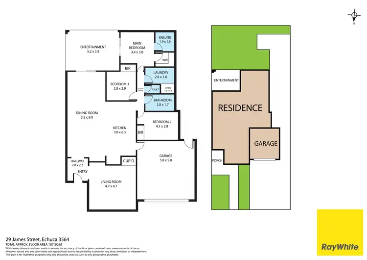Floorplan of Homely house listing, 29 James Street, Echuca VIC 3564