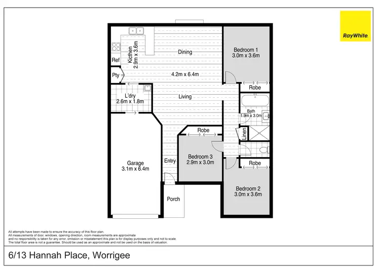 Floorplan of Homely unit listing, 6/13 Hannah Place, Worrigee NSW 2540