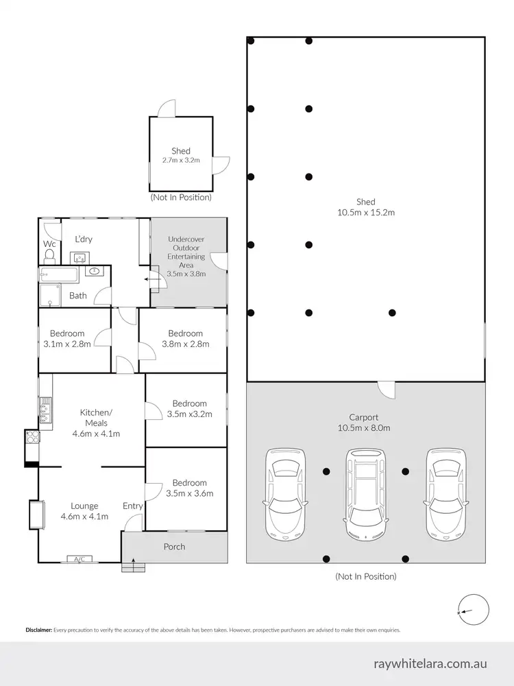 Floorplan of Homely house listing, 2188 Ballan Road, Anakie VIC 3213