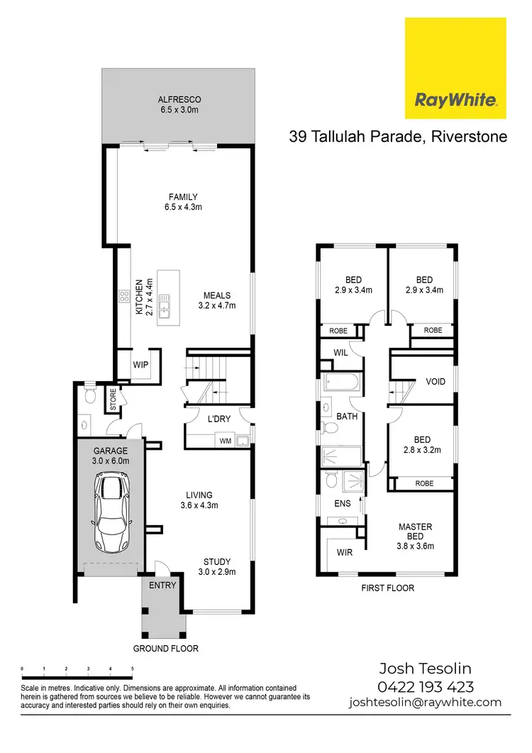 Floorplan of Homely house listing, 39 Tallulah Parade, Riverstone NSW 2765