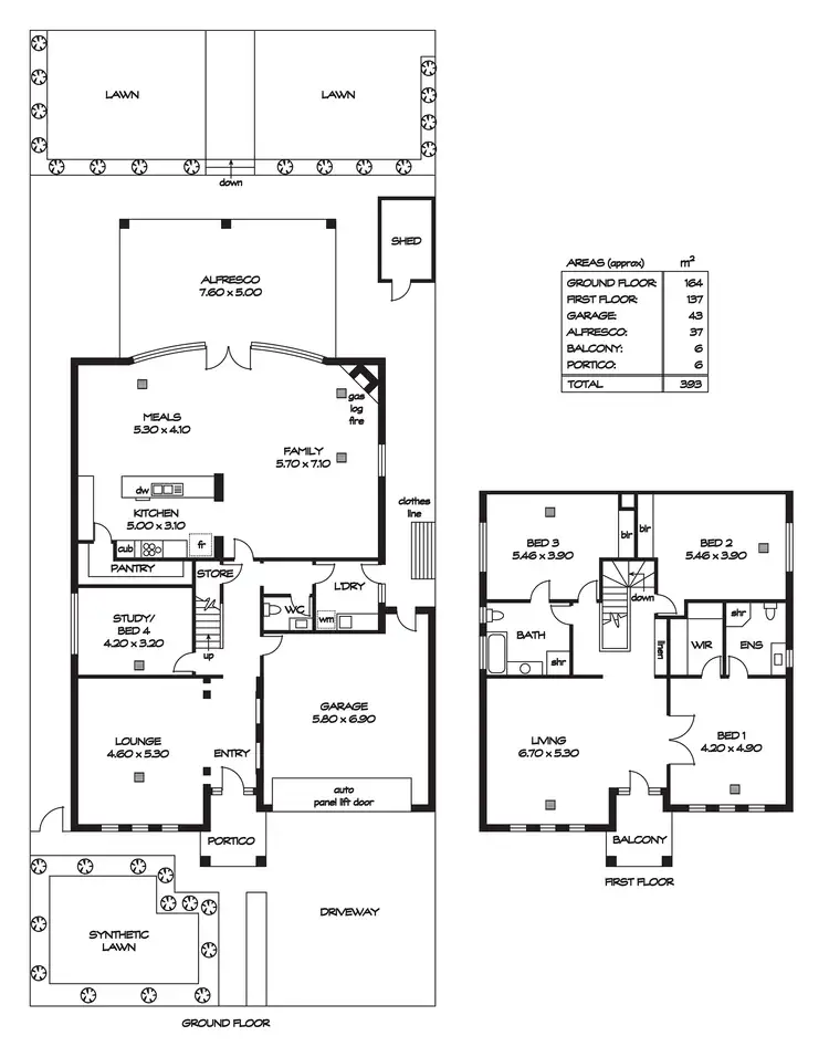 Floorplan of Homely house listing, 8 Borrillo Avenue, Newton SA 5074