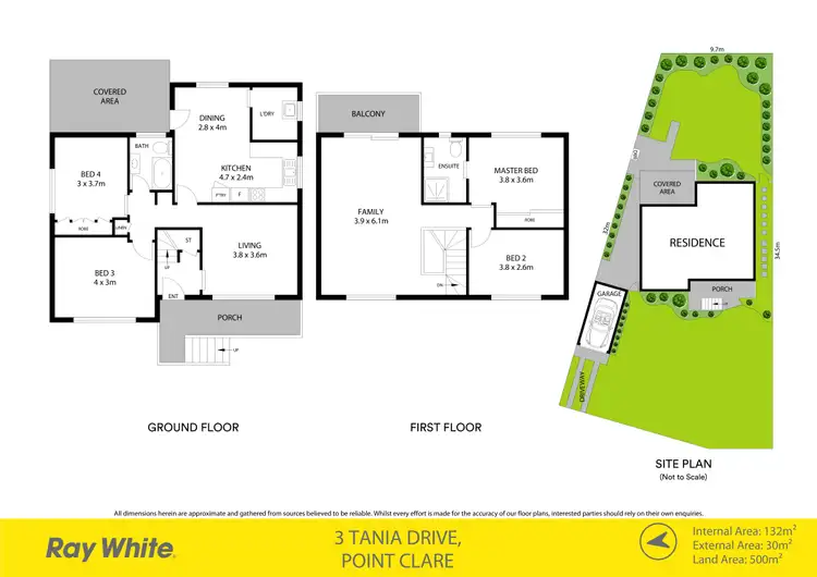 Floorplan of Homely house listing, 3 Tania Drive, Point Clare NSW 2250