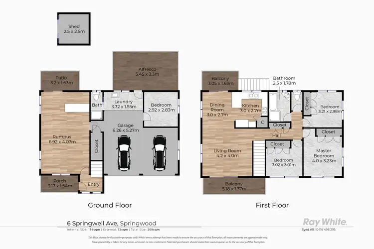 Floorplan of Homely house listing, 6 Springwell Avenue, Springwood QLD 4127