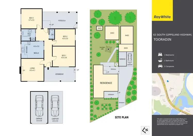 Floorplan of Homely house listing, 63 South Gippsland Highway, Tooradin VIC 3980