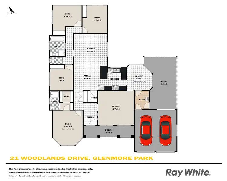 Floorplan of Homely house listing, 21 Woodlands Drive, Glenmore Park NSW 2745