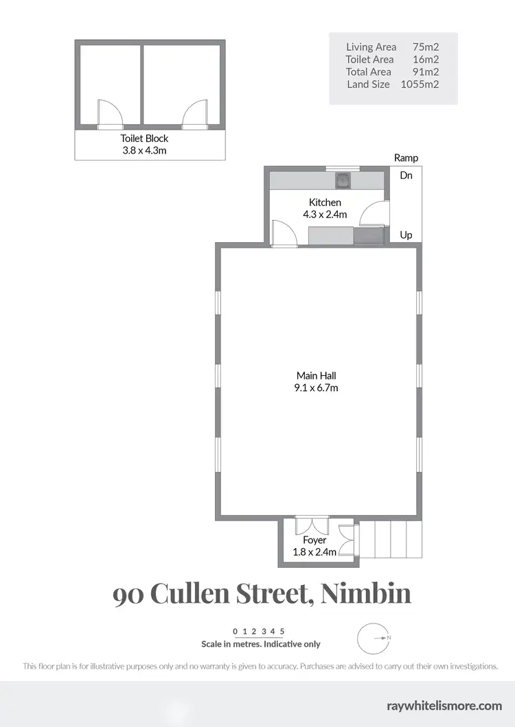 Floorplan of Homely rural property listing, 90 Cullen Street, Nimbin NSW 2480