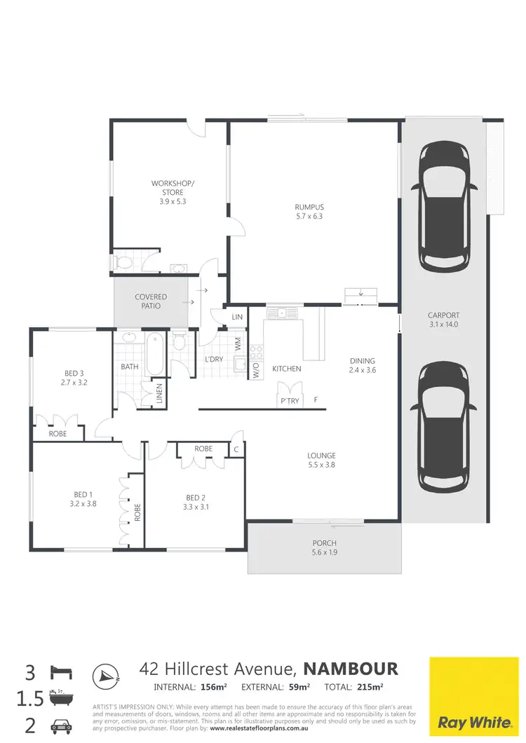 Floorplan of Homely house listing, 42 Hillcrest Avenue, Nambour QLD 4560