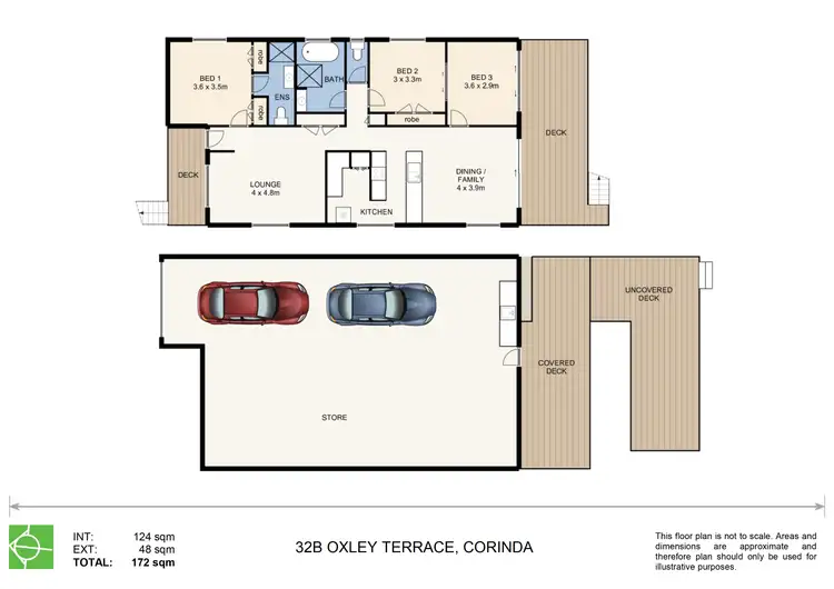 Floorplan of Homely house listing, 32B Oxley Terrace, Corinda QLD 4075