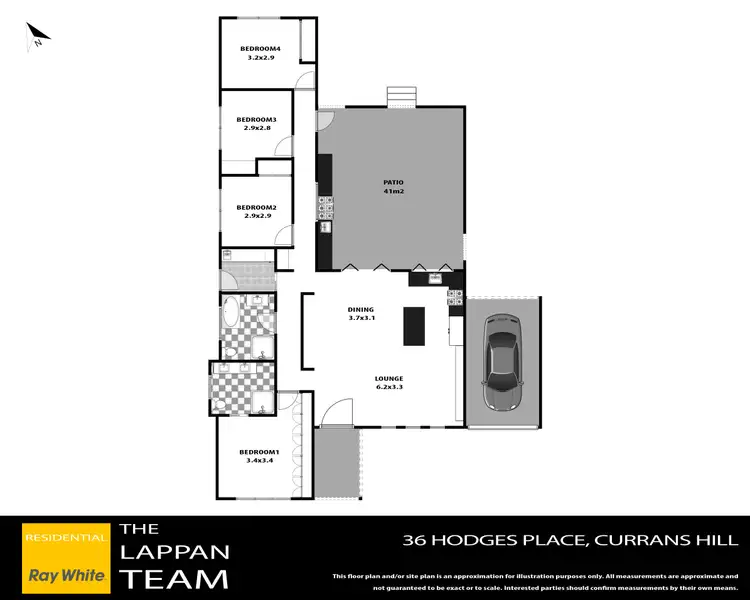 Floorplan of Homely house listing, 36 Hodges Place, Currans Hill NSW 2567