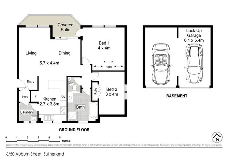 Floorplan of Homely apartment listing, 6/50 Auburn Street, Sutherland NSW 2232
