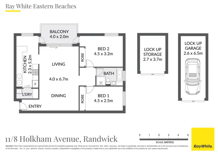 Floorplan of Homely apartment listing, 11/8 Holkham Avenue, Randwick NSW 2031
