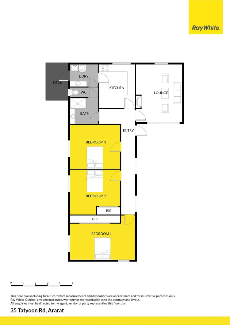 Floorplan of Homely house listing, 35 Tatyoon Road, Ararat VIC 3377