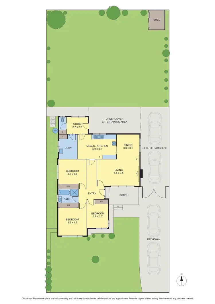 Floorplan of Homely house listing, 36 Preston Street, Fawkner VIC 3060