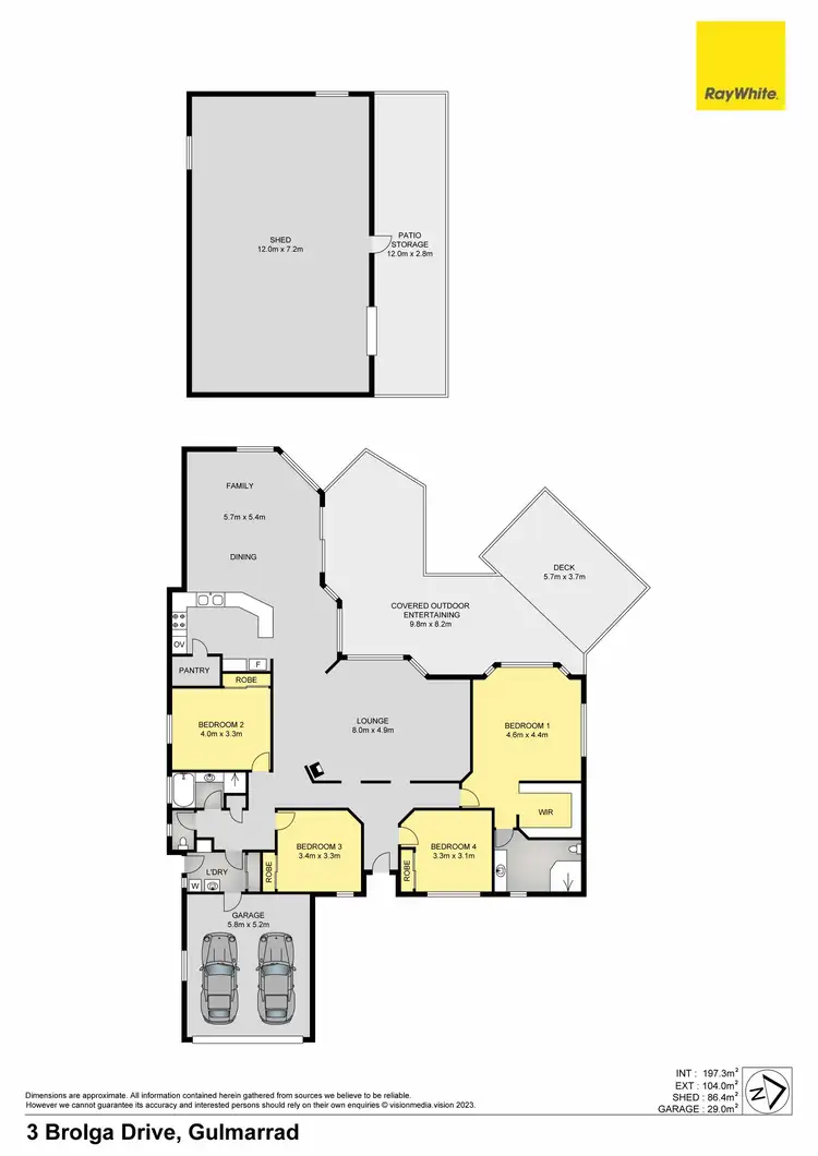 Floorplan of Homely house listing, 3 Brolga Drive, Gulmarrad NSW 2463