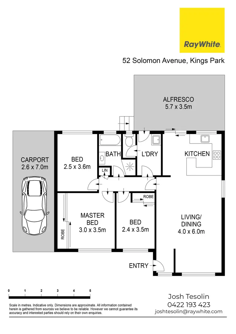 Floorplan of Homely house listing, 52 Solomon Avenue, Kings Park NSW 2148