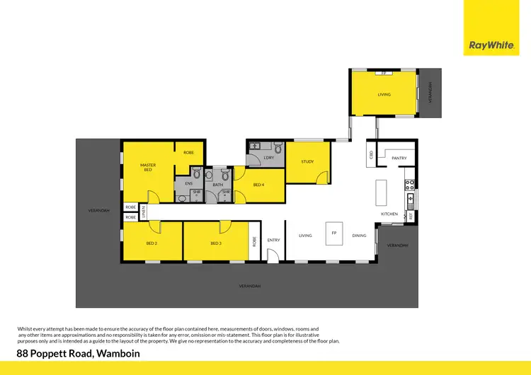 Floorplan of Homely rural property listing, 88 Poppet Road, Wamboin NSW 2620