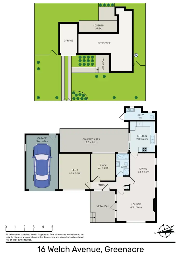Floorplan of Homely house listing, 16 Welch Avenue, Greenacre NSW 2190