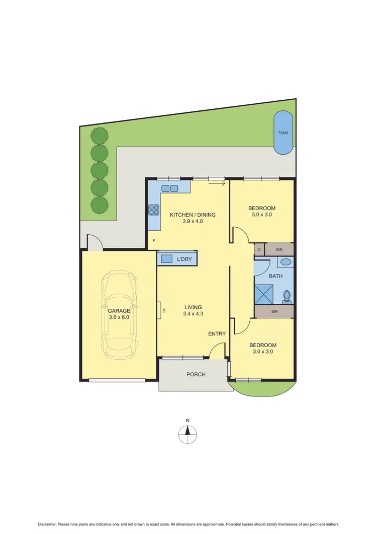 Floorplan of Homely unit listing, 3/124 Lorne Street, Fawkner VIC 3060