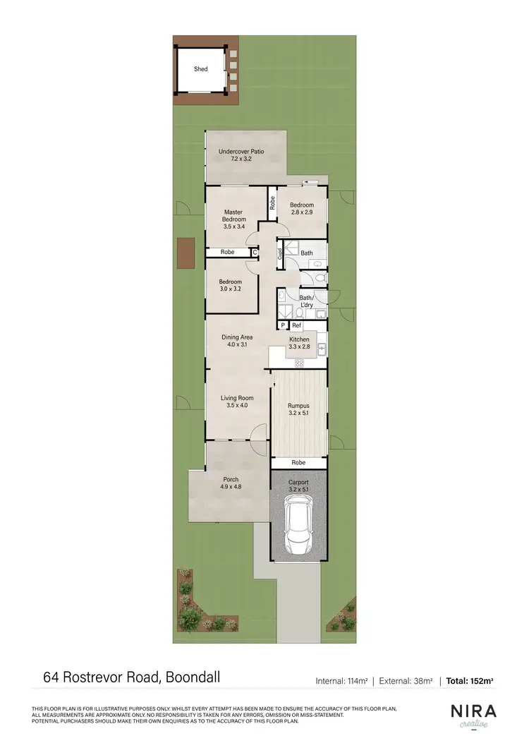 Floorplan of Homely house listing, 64 Rostrevor Road, Boondall QLD 4034