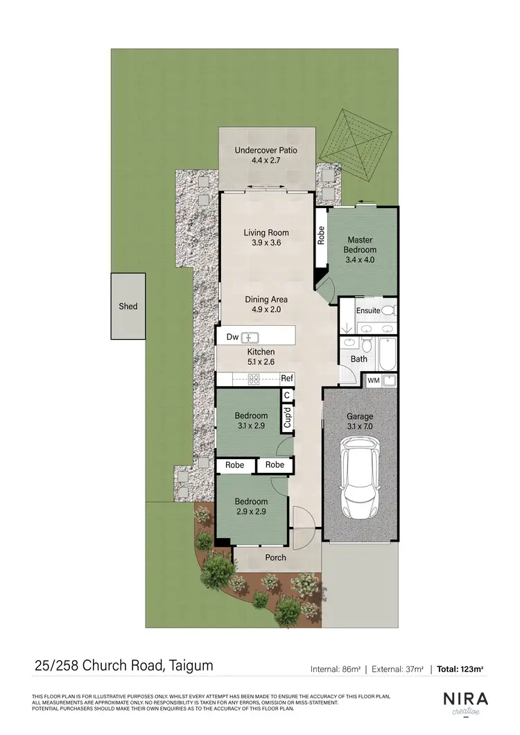 Floorplan of Homely villa listing, 25/258 Church Road, Taigum QLD 4018