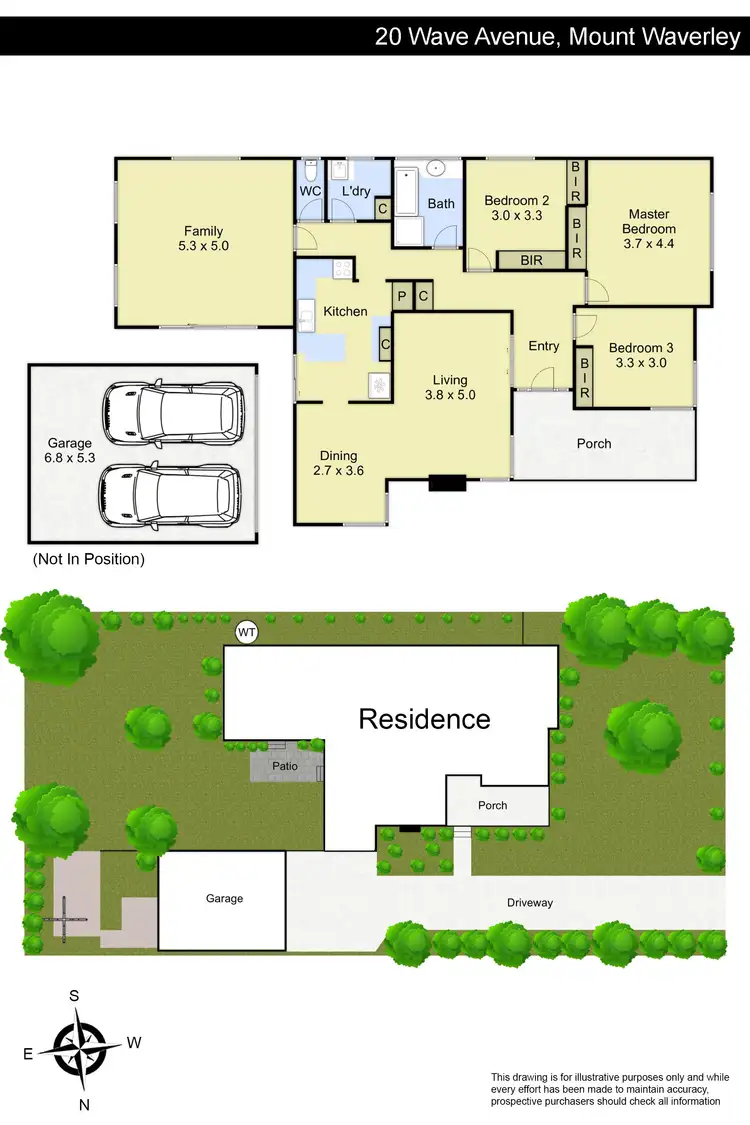 Floorplan of Homely house listing, 20 Wave Avenue, Mount Waverley VIC 3149