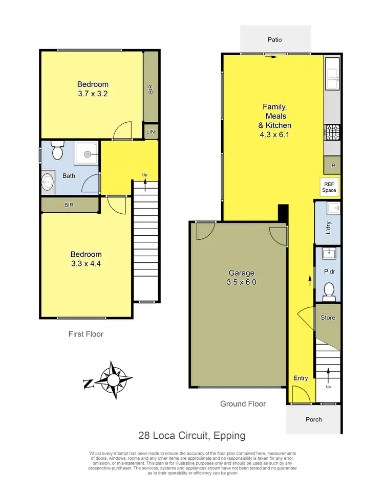 Floorplan of Homely townhouse listing, 28 Loca Circuit, Epping VIC 3076