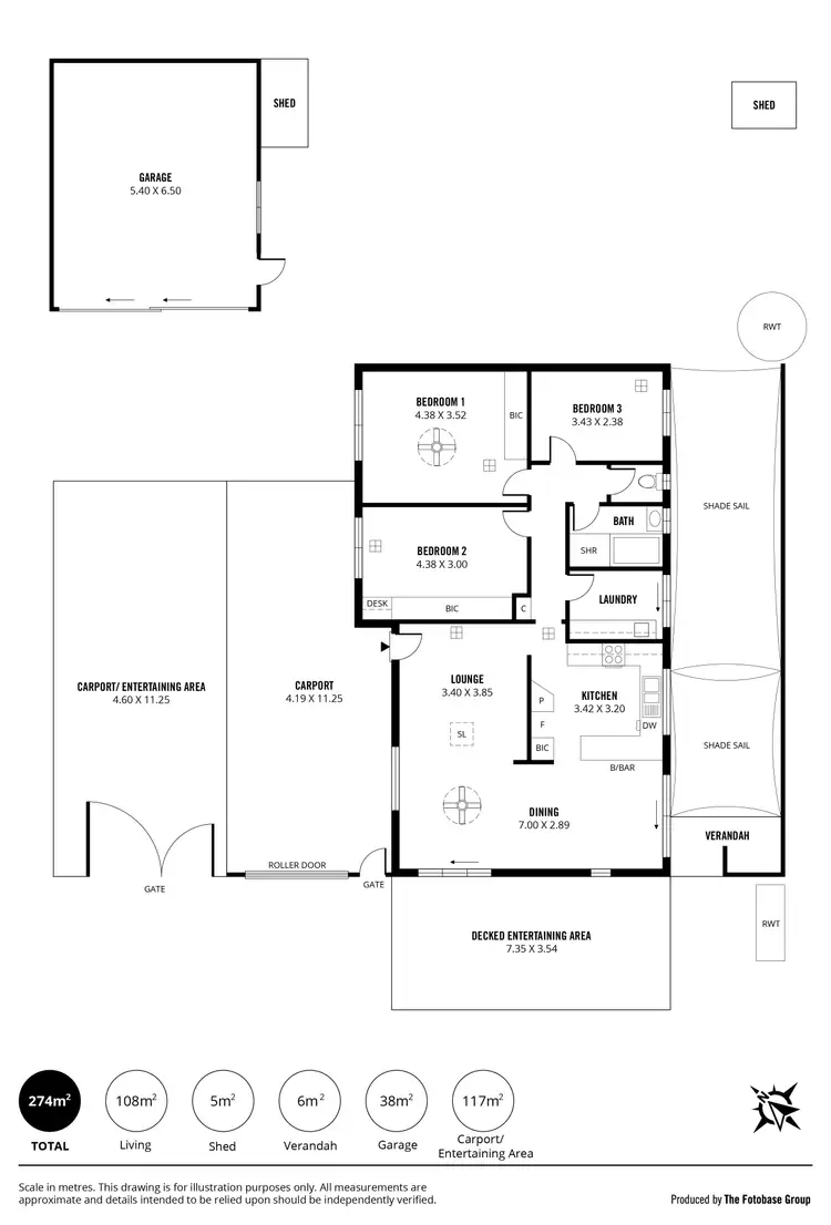 Floorplan of Homely house listing, 3 Woodham Court, Aberfoyle Park SA 5159