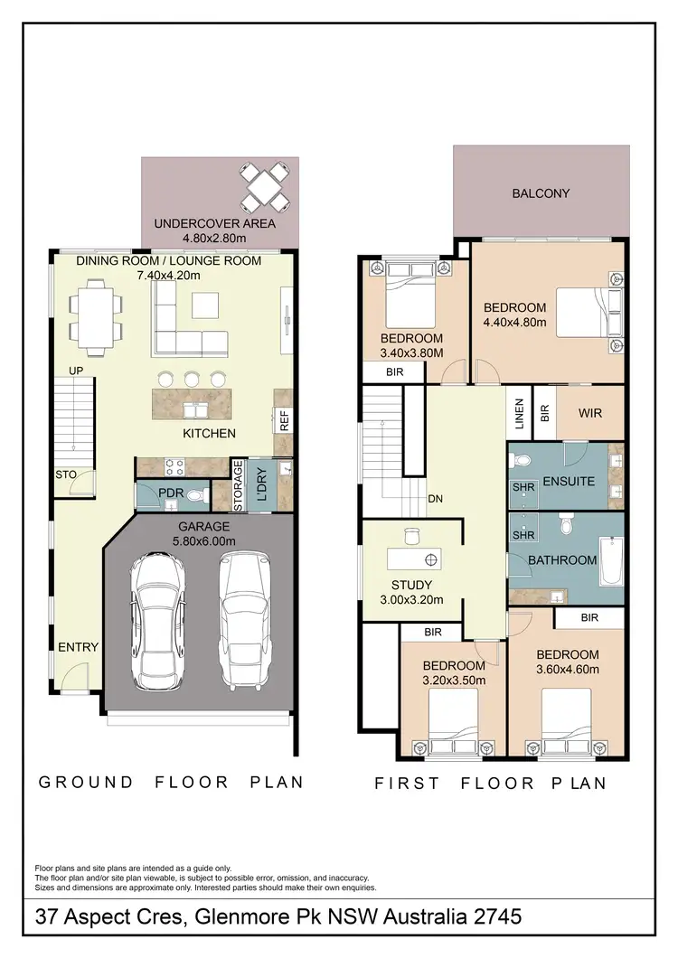 Floorplan of Homely house listing, 37 Aspect Crescent, Glenmore Park NSW 2745