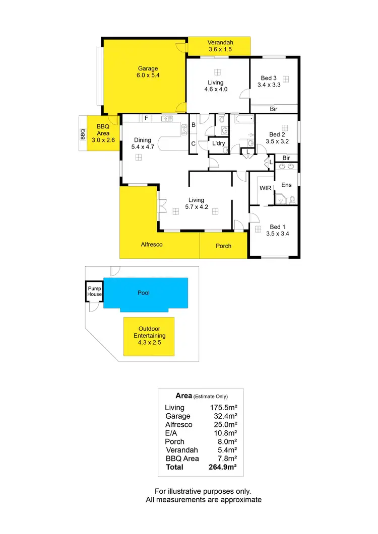 Floorplan of Homely house listing, 54 Golflands Terrace, Glenelg North SA 5045